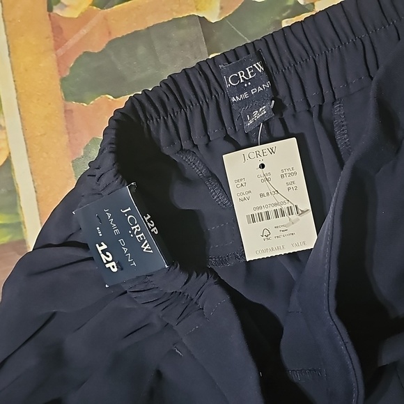 J. Crew Jamie Pants Size 12P Petite NWT - Picture 4 of 6